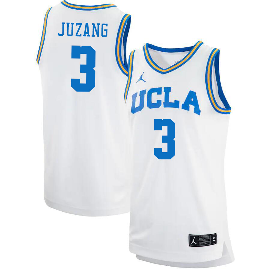 Jordan Brand Men #3 Johnny Juzang UCLA Bruins College Jerseys Sale-White - Click Image to Close